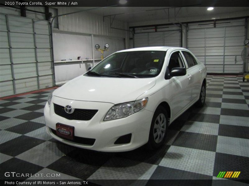 Super White / Ash 2010 Toyota Corolla