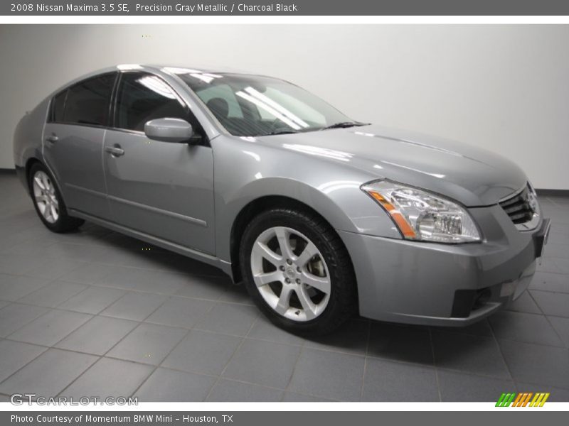 Precision Gray Metallic / Charcoal Black 2008 Nissan Maxima 3.5 SE