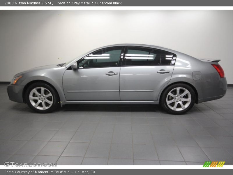 Precision Gray Metallic / Charcoal Black 2008 Nissan Maxima 3.5 SE
