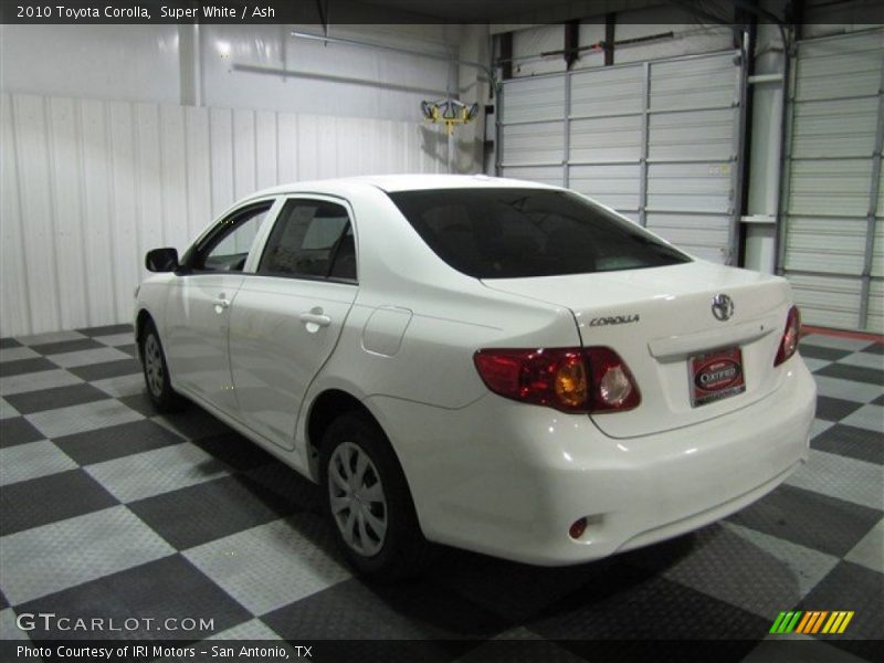 Super White / Ash 2010 Toyota Corolla