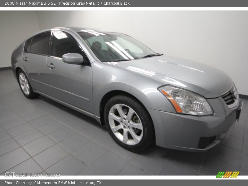 Precision Gray Metallic / Charcoal Black 2008 Nissan Maxima 3.5 SE