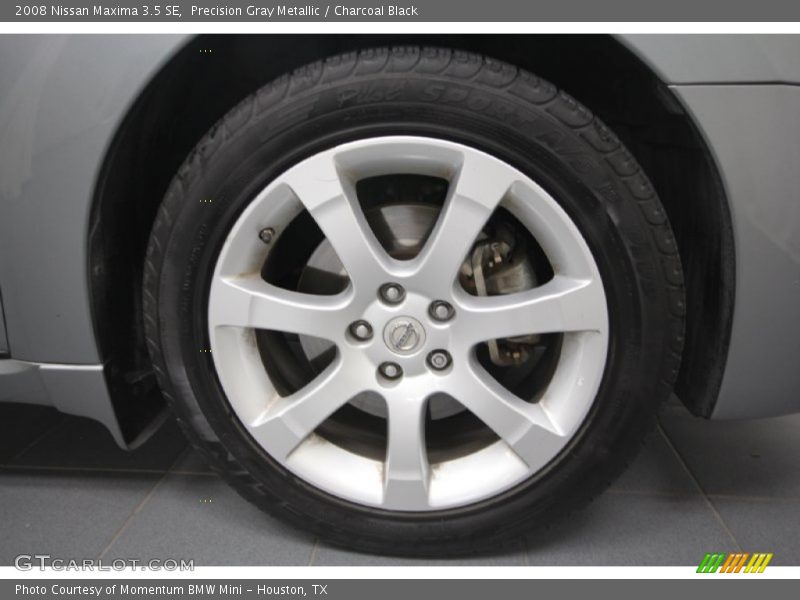Precision Gray Metallic / Charcoal Black 2008 Nissan Maxima 3.5 SE