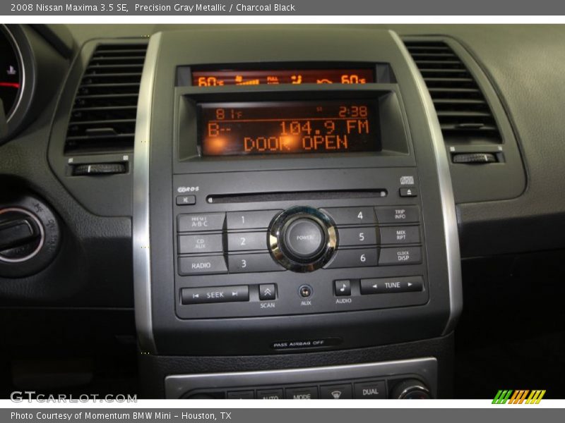 Precision Gray Metallic / Charcoal Black 2008 Nissan Maxima 3.5 SE