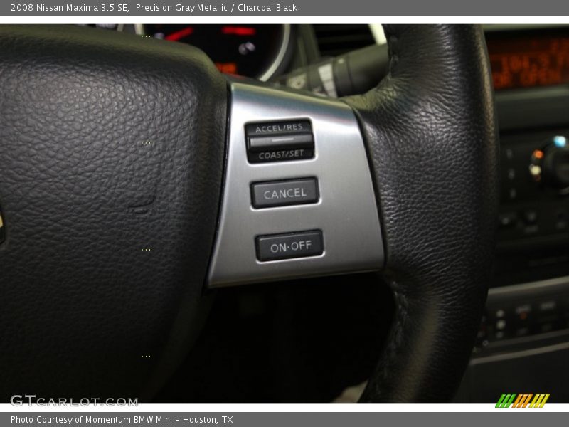 Precision Gray Metallic / Charcoal Black 2008 Nissan Maxima 3.5 SE