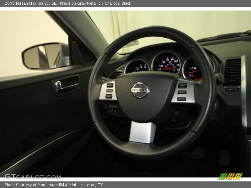 Precision Gray Metallic / Charcoal Black 2008 Nissan Maxima 3.5 SE