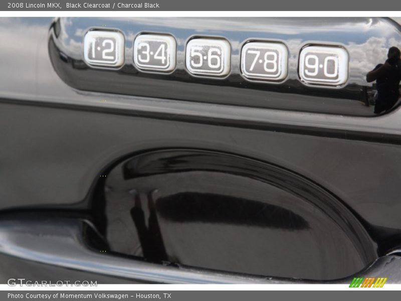 Black Clearcoat / Charcoal Black 2008 Lincoln MKX