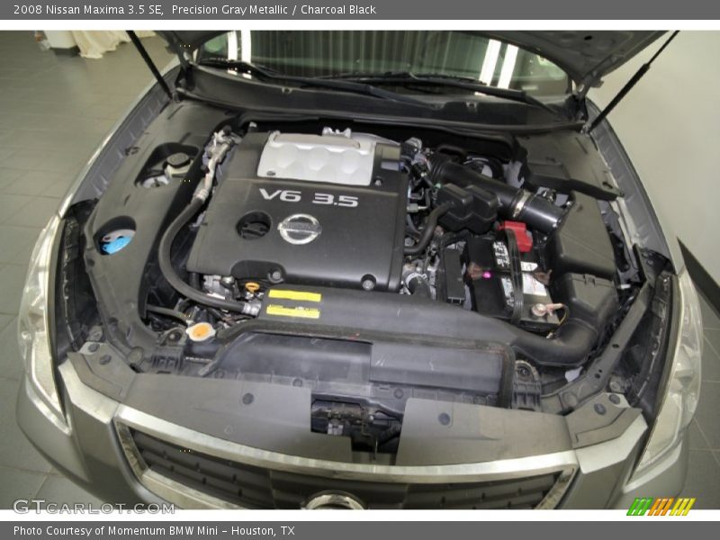 Precision Gray Metallic / Charcoal Black 2008 Nissan Maxima 3.5 SE