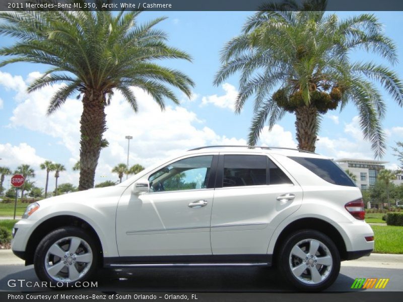 Arctic White / Cashmere 2011 Mercedes-Benz ML 350