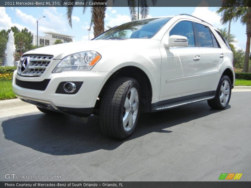 Arctic White / Cashmere 2011 Mercedes-Benz ML 350