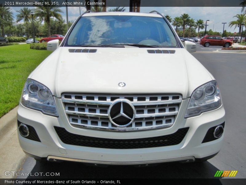 Arctic White / Cashmere 2011 Mercedes-Benz ML 350