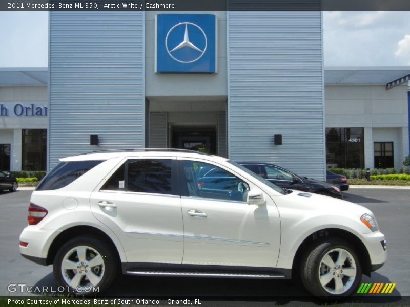 Arctic White / Cashmere 2011 Mercedes-Benz ML 350