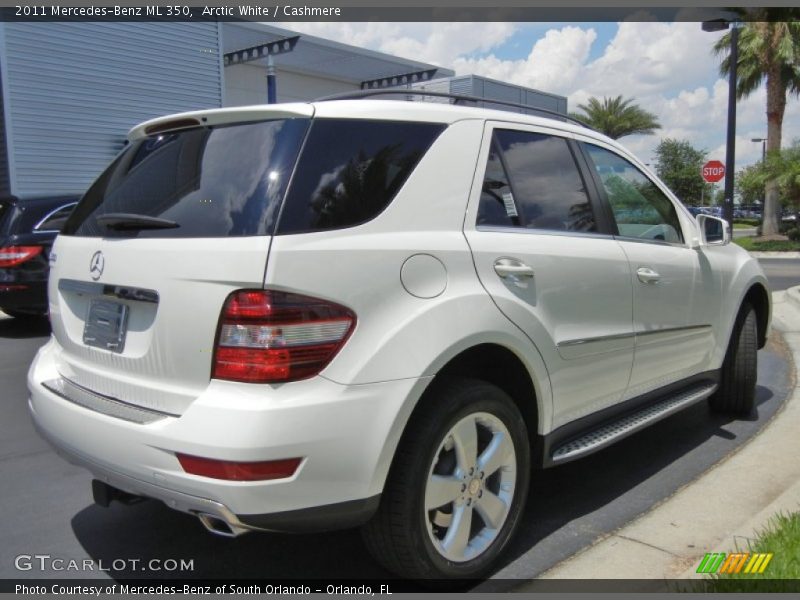 Arctic White / Cashmere 2011 Mercedes-Benz ML 350