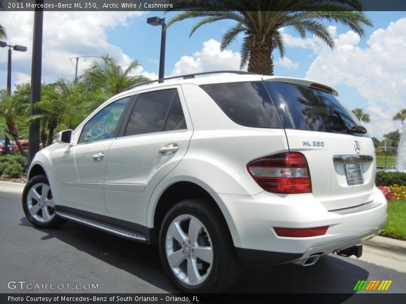 Arctic White / Cashmere 2011 Mercedes-Benz ML 350