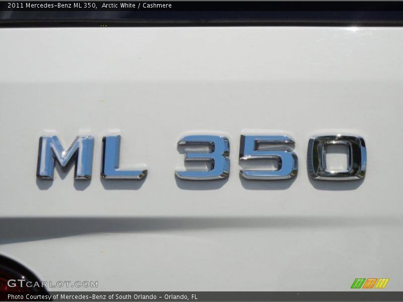 Arctic White / Cashmere 2011 Mercedes-Benz ML 350