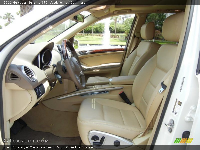 Arctic White / Cashmere 2011 Mercedes-Benz ML 350