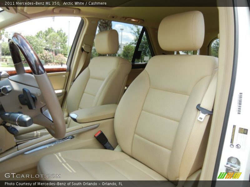 Arctic White / Cashmere 2011 Mercedes-Benz ML 350