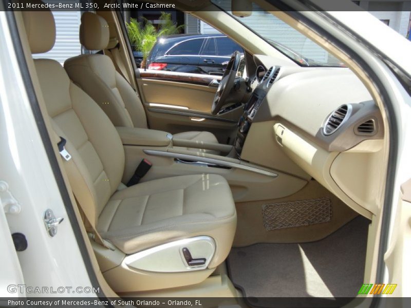 Arctic White / Cashmere 2011 Mercedes-Benz ML 350