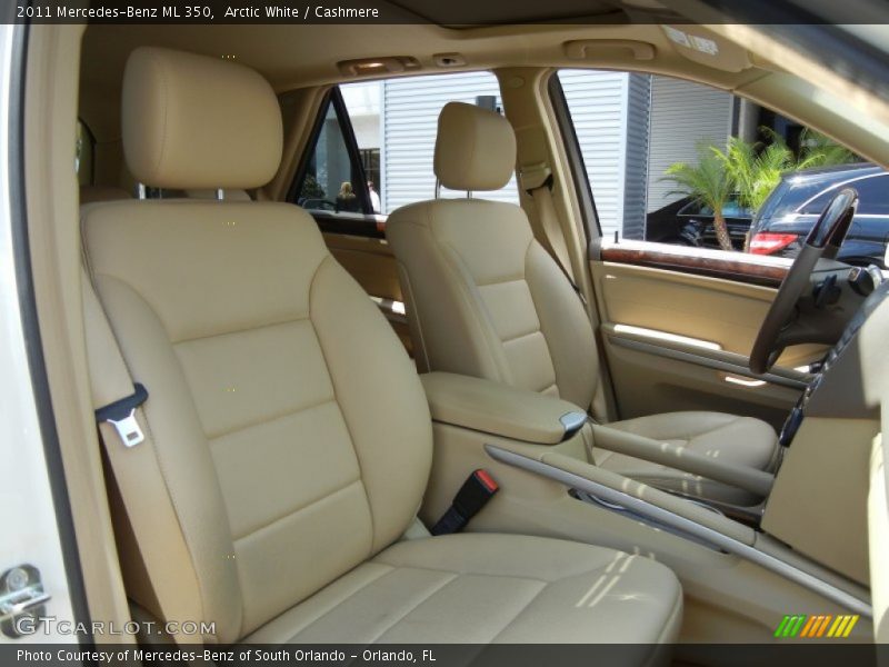 Arctic White / Cashmere 2011 Mercedes-Benz ML 350