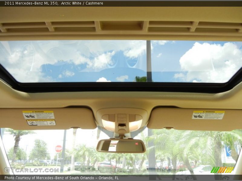Arctic White / Cashmere 2011 Mercedes-Benz ML 350
