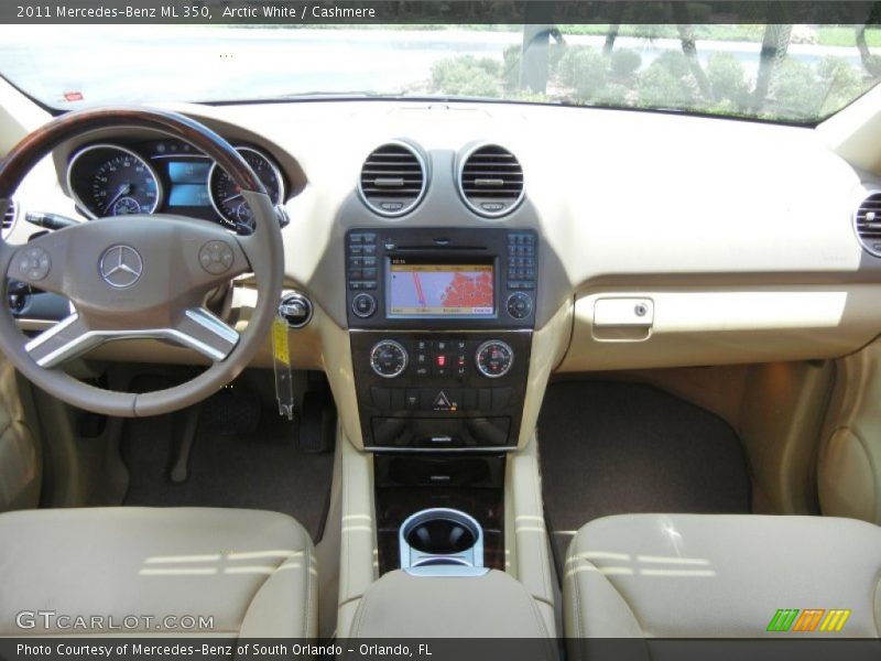 Arctic White / Cashmere 2011 Mercedes-Benz ML 350