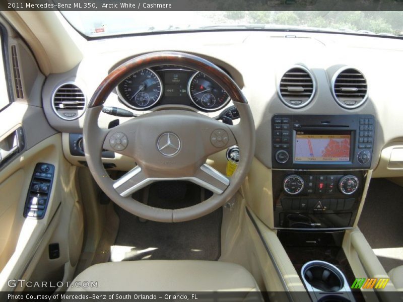 Arctic White / Cashmere 2011 Mercedes-Benz ML 350