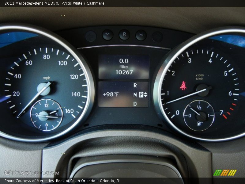 Arctic White / Cashmere 2011 Mercedes-Benz ML 350