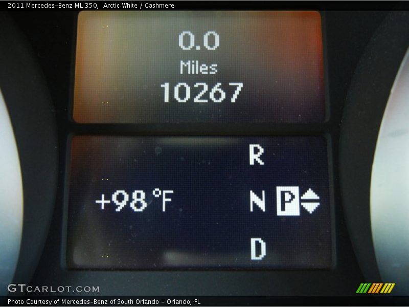 Arctic White / Cashmere 2011 Mercedes-Benz ML 350