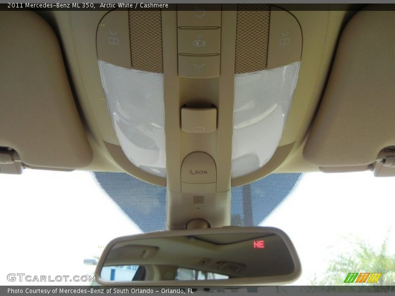 Arctic White / Cashmere 2011 Mercedes-Benz ML 350