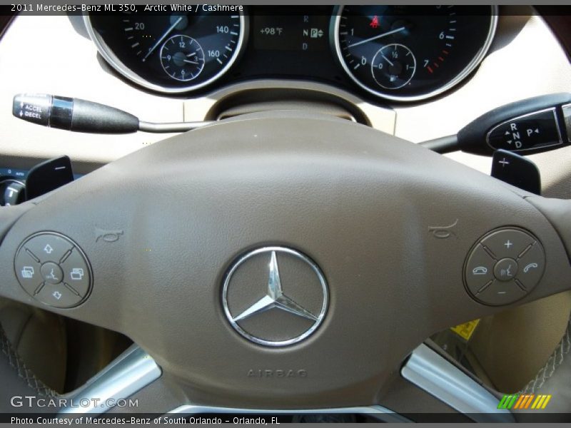 Arctic White / Cashmere 2011 Mercedes-Benz ML 350