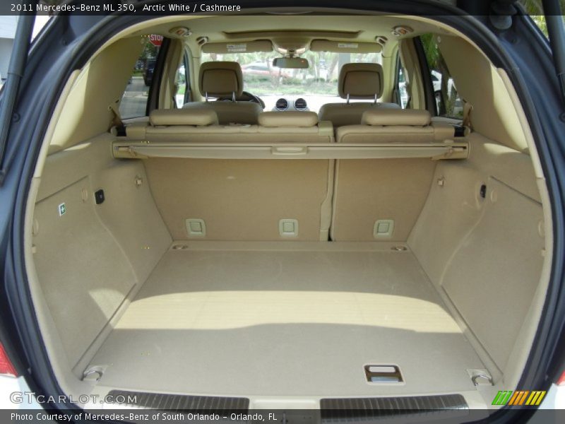 Arctic White / Cashmere 2011 Mercedes-Benz ML 350