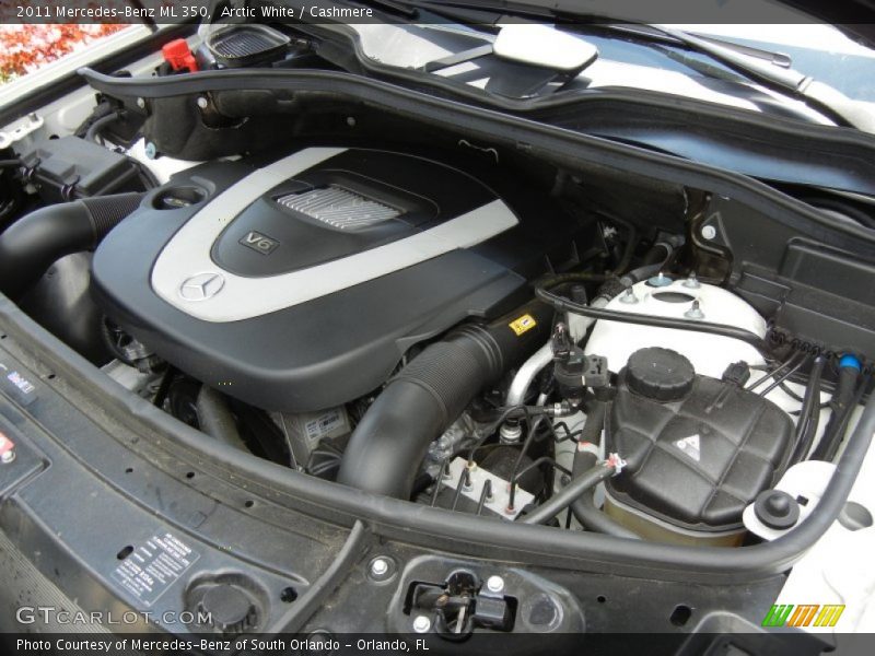 Arctic White / Cashmere 2011 Mercedes-Benz ML 350