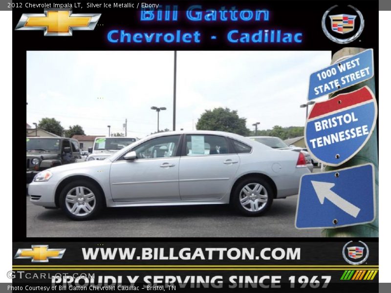 Silver Ice Metallic / Ebony 2012 Chevrolet Impala LT