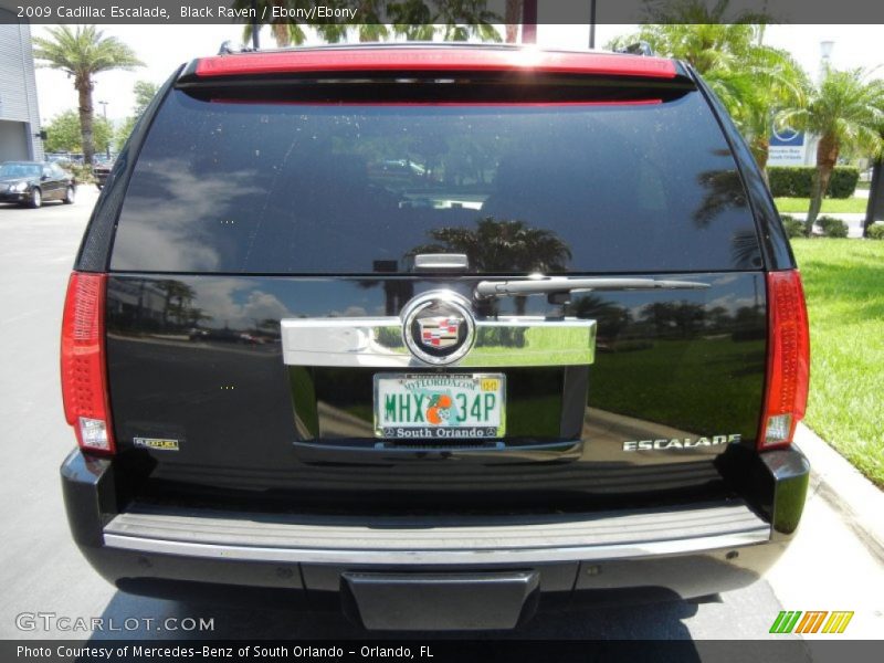 Black Raven / Ebony/Ebony 2009 Cadillac Escalade