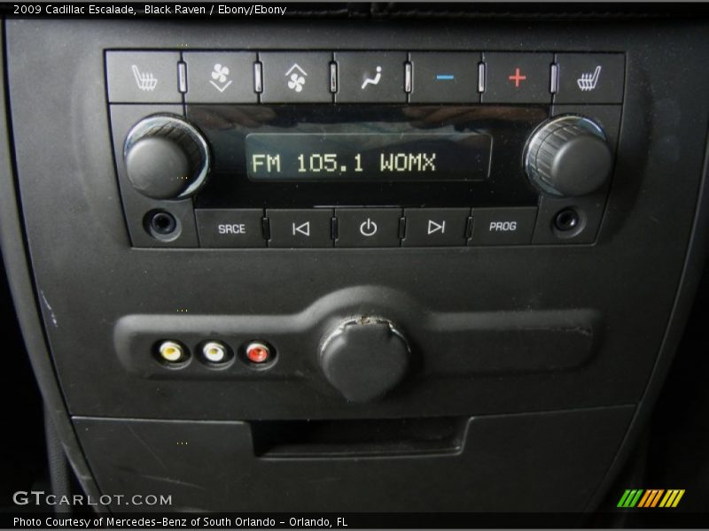 Controls of 2009 Escalade 