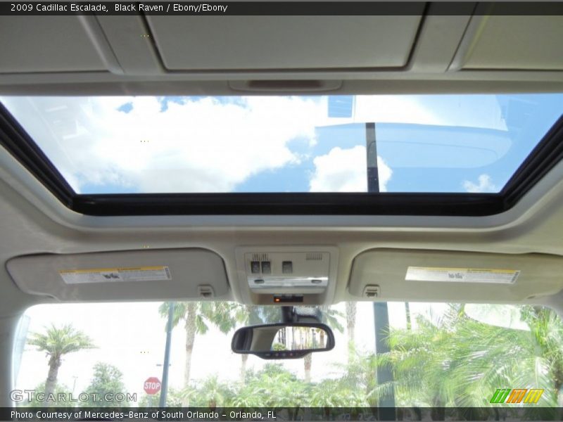 Black Raven / Ebony/Ebony 2009 Cadillac Escalade