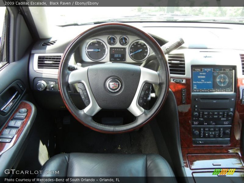 Black Raven / Ebony/Ebony 2009 Cadillac Escalade