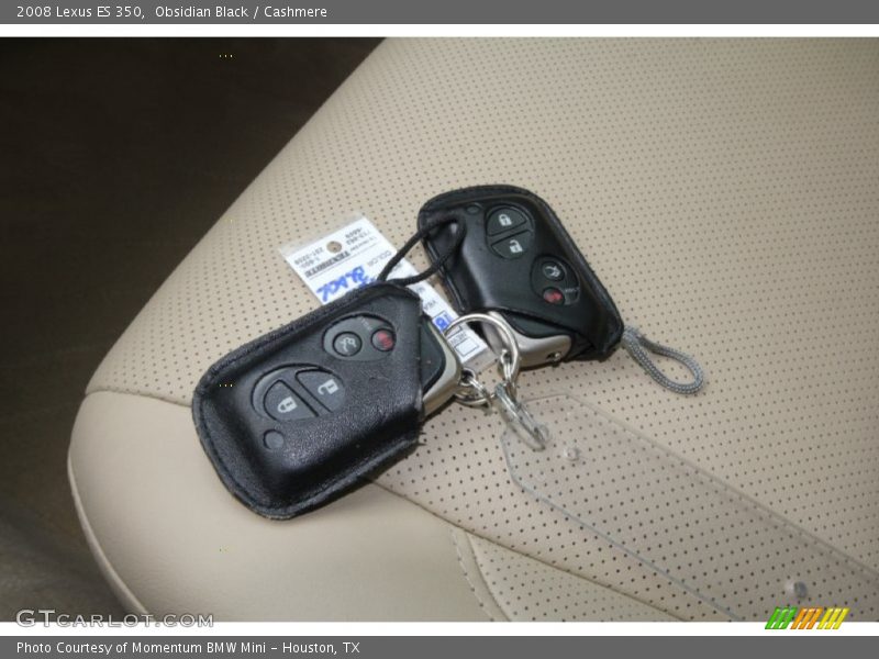 Obsidian Black / Cashmere 2008 Lexus ES 350