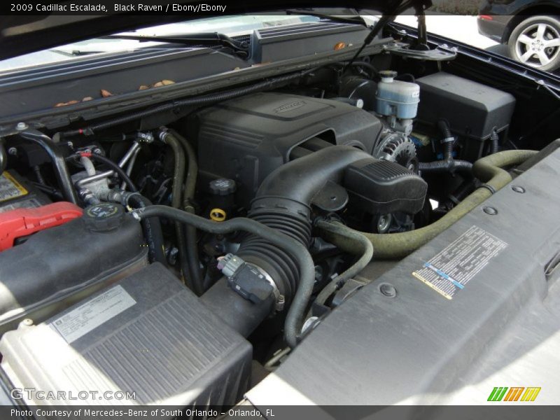  2009 Escalade  Engine - 6.2 Liter OHV 16-Valve VVT Flex-Fuel V8