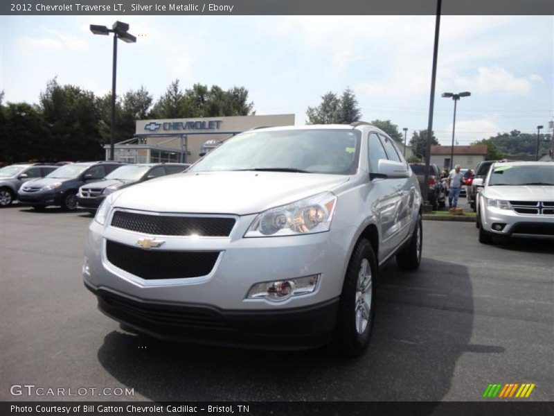 Silver Ice Metallic / Ebony 2012 Chevrolet Traverse LT