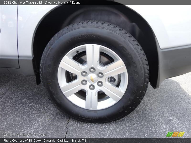 Silver Ice Metallic / Ebony 2012 Chevrolet Traverse LT