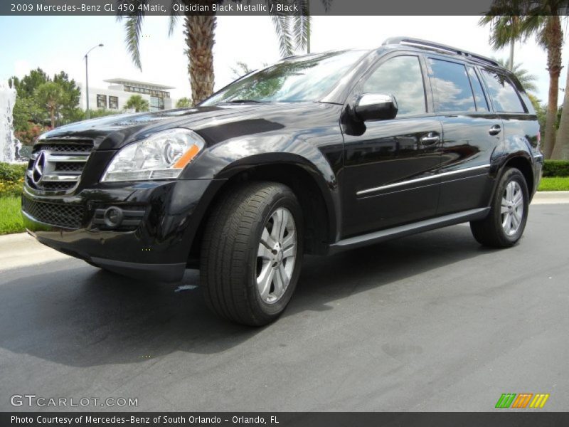 Obsidian Black Metallic / Black 2009 Mercedes-Benz GL 450 4Matic