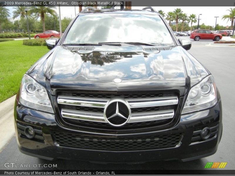 Obsidian Black Metallic / Black 2009 Mercedes-Benz GL 450 4Matic