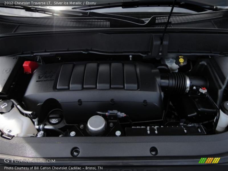 Silver Ice Metallic / Ebony 2012 Chevrolet Traverse LT