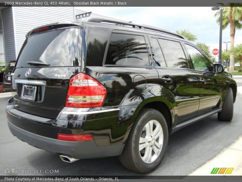 Obsidian Black Metallic / Black 2009 Mercedes-Benz GL 450 4Matic