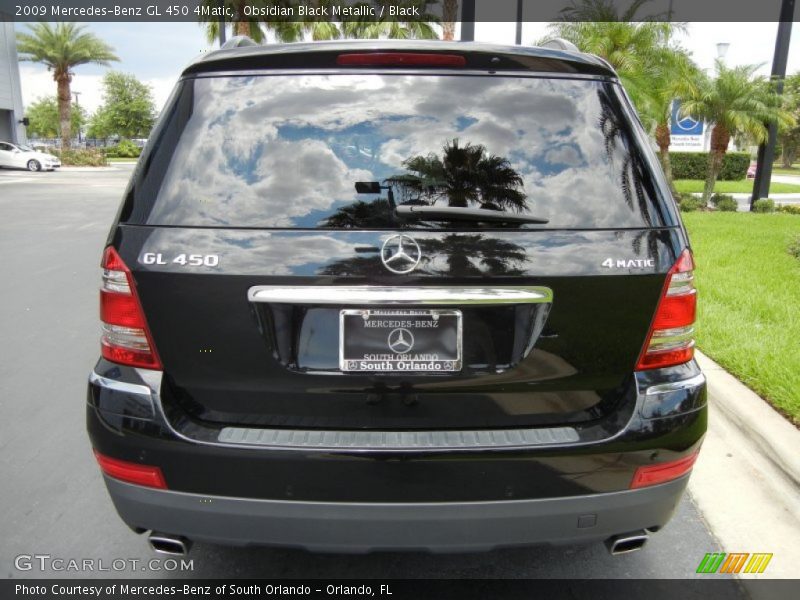 Obsidian Black Metallic / Black 2009 Mercedes-Benz GL 450 4Matic