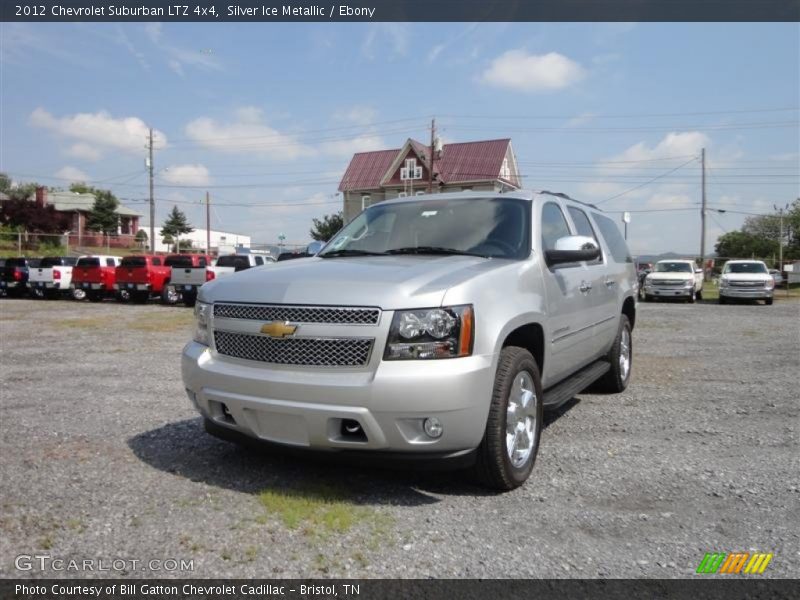 Silver Ice Metallic / Ebony 2012 Chevrolet Suburban LTZ 4x4