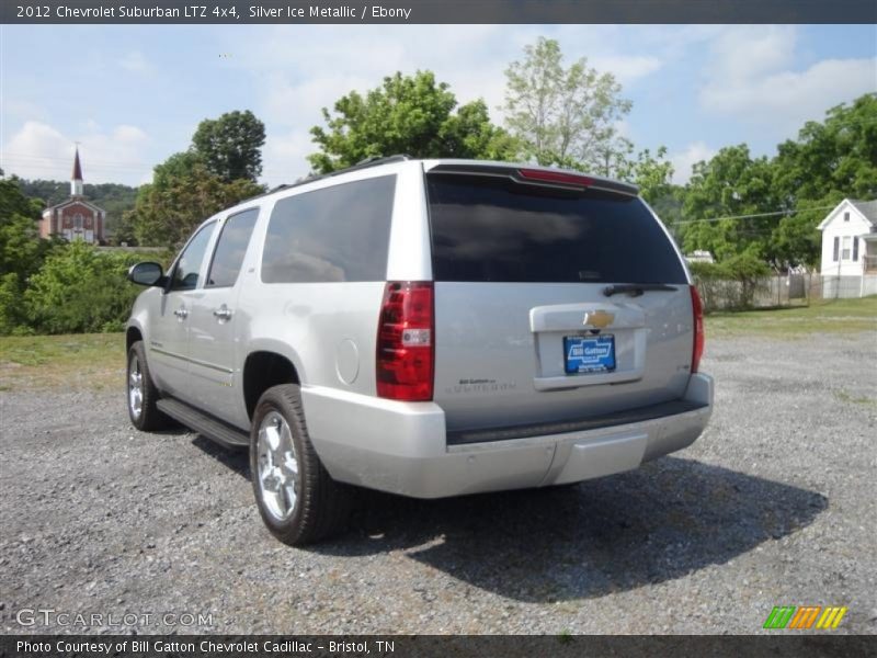 Silver Ice Metallic / Ebony 2012 Chevrolet Suburban LTZ 4x4