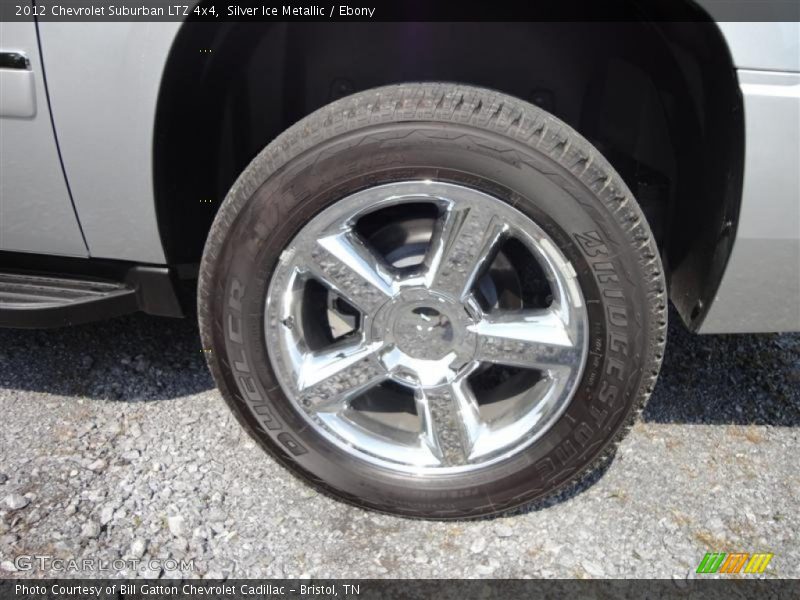 Silver Ice Metallic / Ebony 2012 Chevrolet Suburban LTZ 4x4