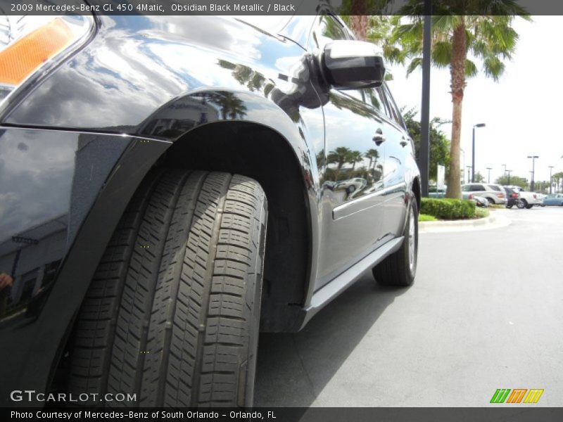 Obsidian Black Metallic / Black 2009 Mercedes-Benz GL 450 4Matic