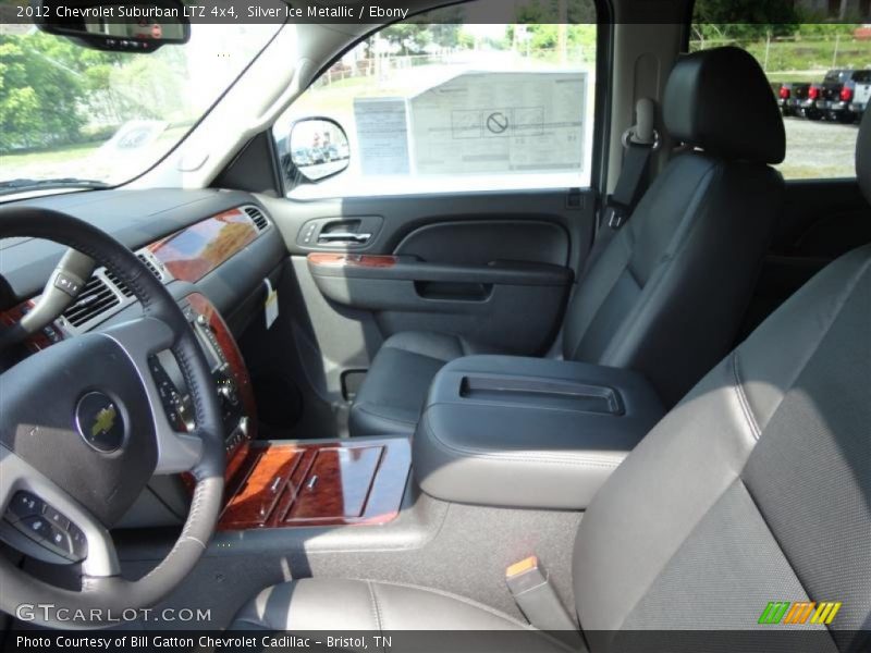 Silver Ice Metallic / Ebony 2012 Chevrolet Suburban LTZ 4x4